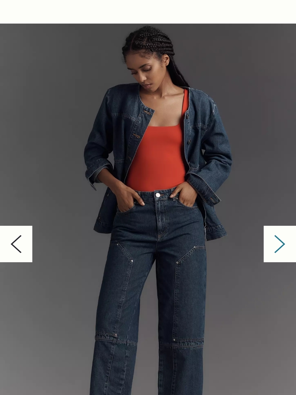 ALIGNE Bahareh Utility Denim Jacket - Picture 2 of 4
